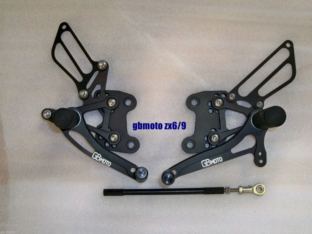 kawasaki zx6r zx9r rearsets gbmoto zx6 zx9