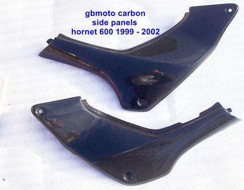 1998 1999 2000 2001 2002 Honda Hornet 600 250 CB Side Panel Panels Carbon Fiber