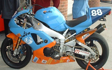 R6 R1 XT 125 R Béquille moto avant sous colonne de direction ConStands rouge adapteurs incl pour Yamaha BT Bulldogg 1100 